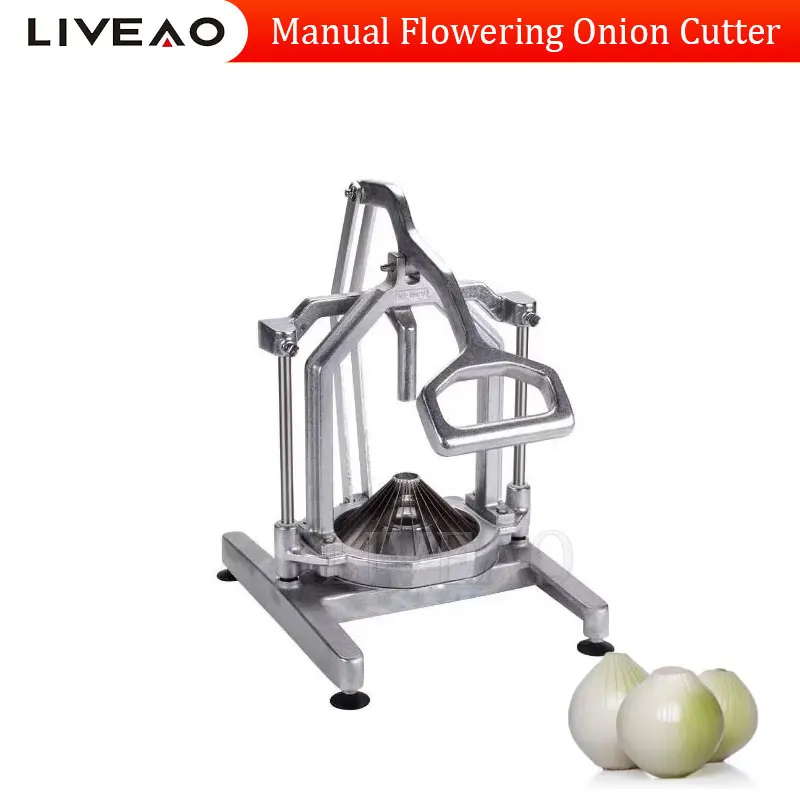 

Stainless Steel Commercial Manual Flowering Onion Tomato Blooming Onion Flower Slicer Cutter