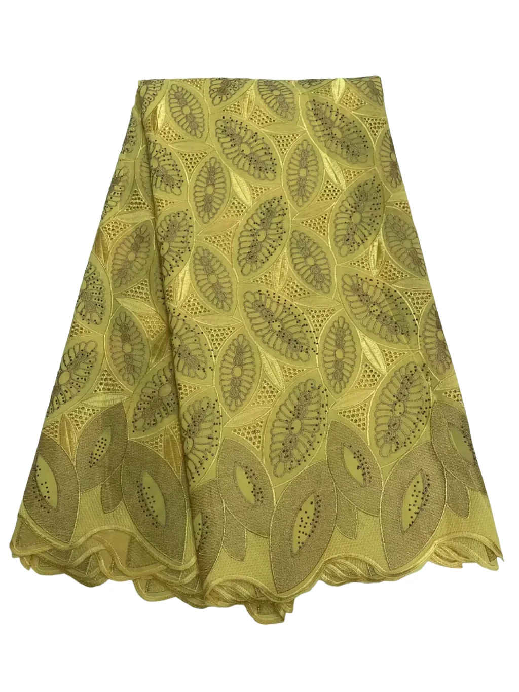 

Swiss Voile Lace Fabric With Stones High Quality 2026 African 100% Cotton Fabric Nigerian Lace For Women Wedding Party Dresses
