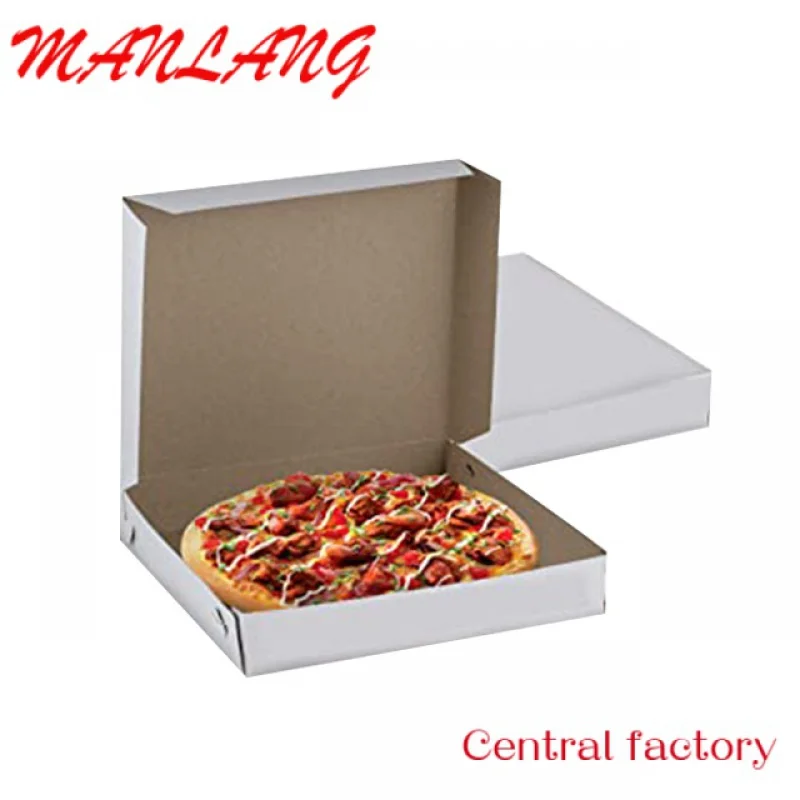 Cajas de papel de cartón personalizadas, caja de triple trato, embalaje ecológico, pizza hut