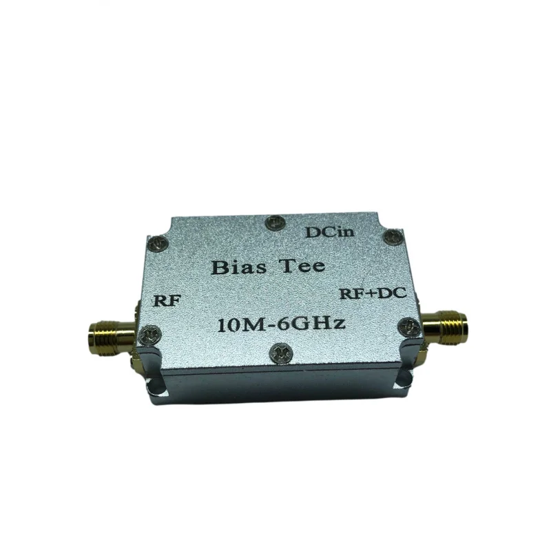 Caixa de alimentação coaxial RF para capacitor de microondas, isolamento RF, plugue baixo, dispositivo tendencioso, 10M-6GHz