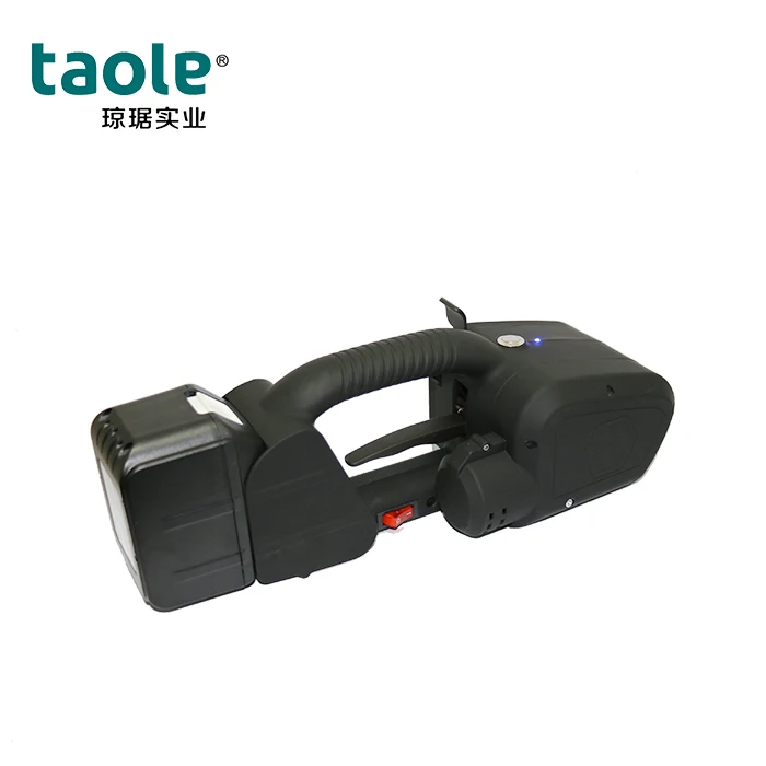 Hand-held Battery Powered Pallet Strapping Machine for PP and PET Straps Automatic Strapping Tool