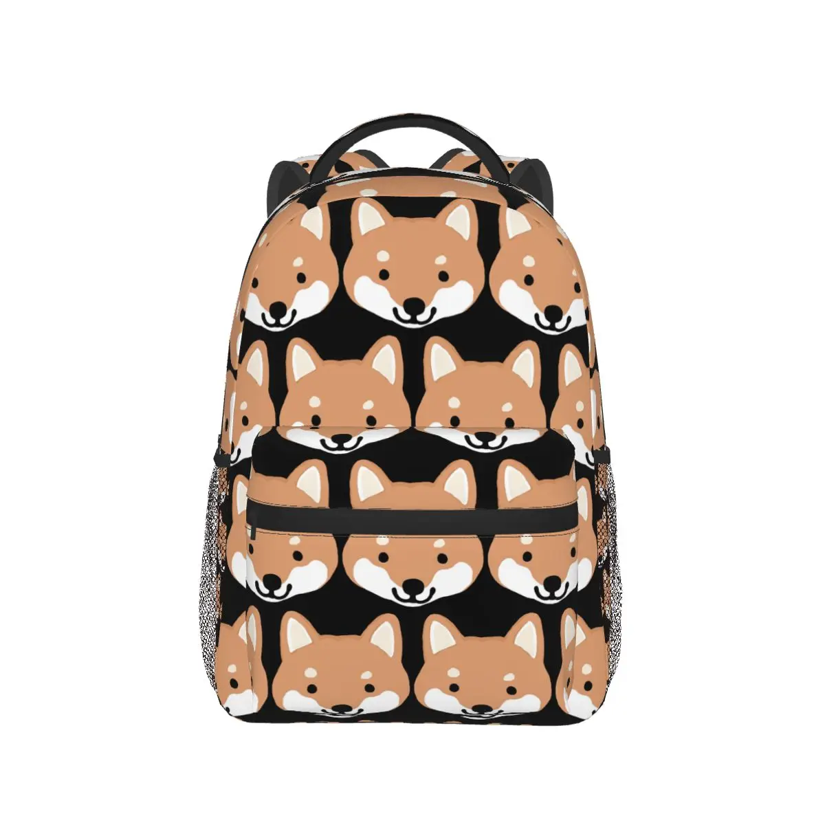 

Cute Shiba Inu Face Backpack Hot Sale Daypack Large Capacity Children BookBag School Bag Shoulder Bags for Men Women