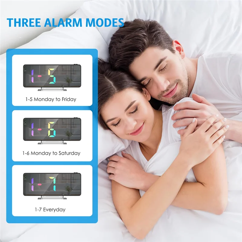

-A25M Projection Alarm Clock Projection Clock For Bedroom Ceiling Ceiling Clock Projector For Bedroom