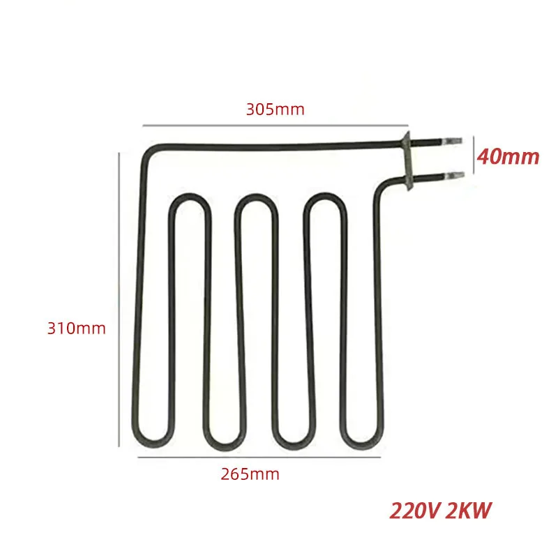 Stainless Steel High Temperature Industrial Sauna Heater Instant Hot Air Heating Element for Oven/Stove/Furnace