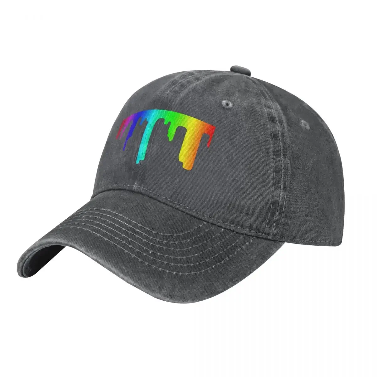 

Rainbow Paint DripCap Baseball Cap Horse Hat Golf Hat Man custom Hat Beach Caps For Women Men's