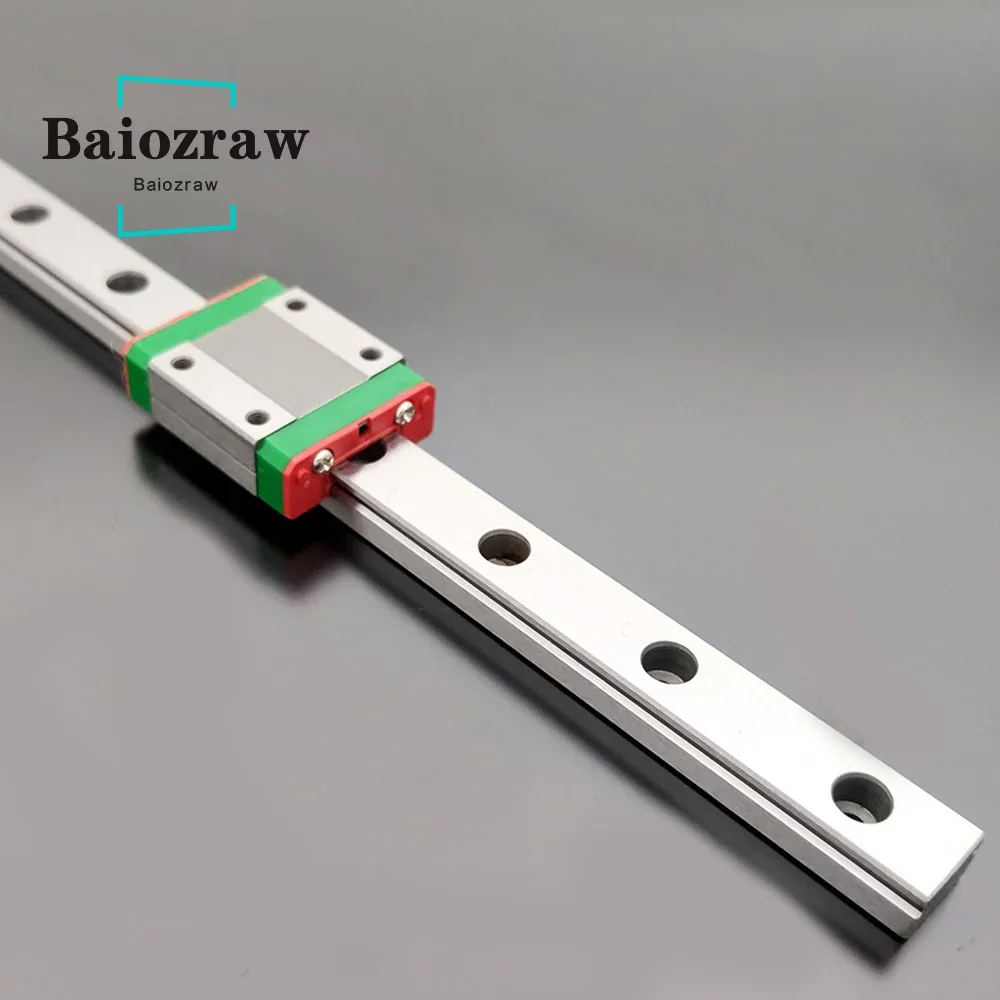 

MGN12C Миниатюрная линейная направляющая 12 мм MGN12 L100-600 мм MGN12H Блоковая каретка MGN12H Узкая каретка 3D-принтер MGN V-CORE 3