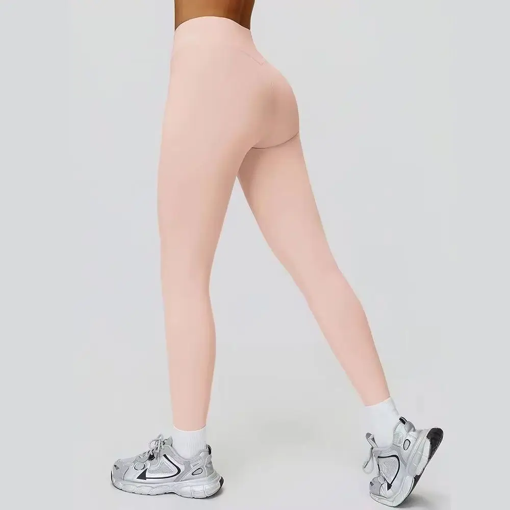 اليوغا السراويل تأثير طماق النساء السراويل الدافئة الرياضة اليوغا بانت الملابس النسائية اللياقة البدنية تجريب عالية الخصر طماق ملابس رياضية #6