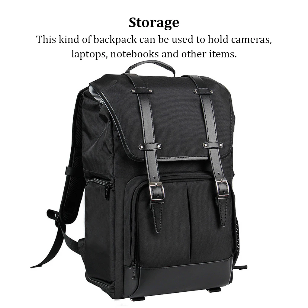 Camera Backpack Pack Shoulder Bag Photography Notebook Large Capacity