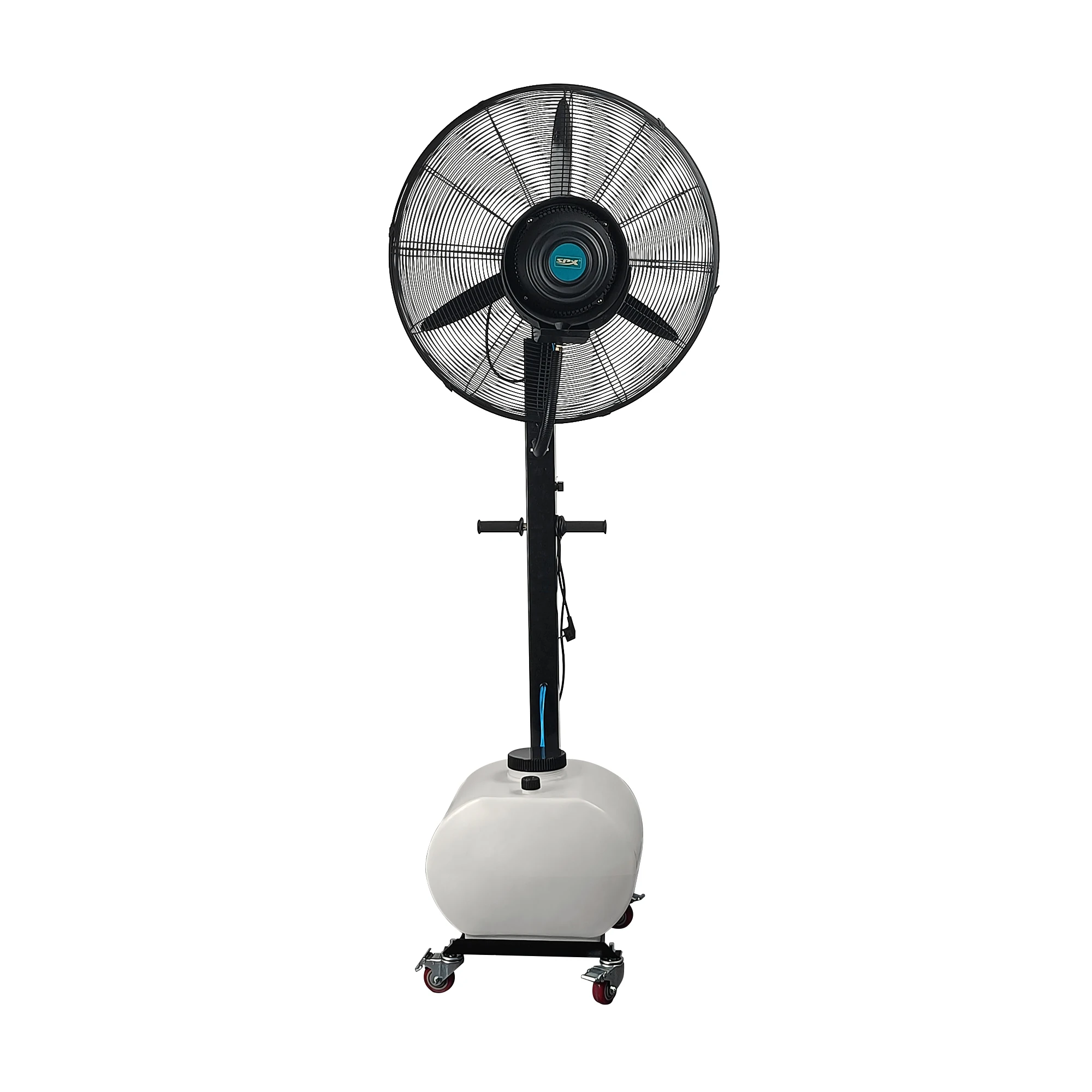 230W 220V Industrial Mist Stand Fan Floor Mounted for Household Garage Hotel Cooling Outdoor Electric Water Fan