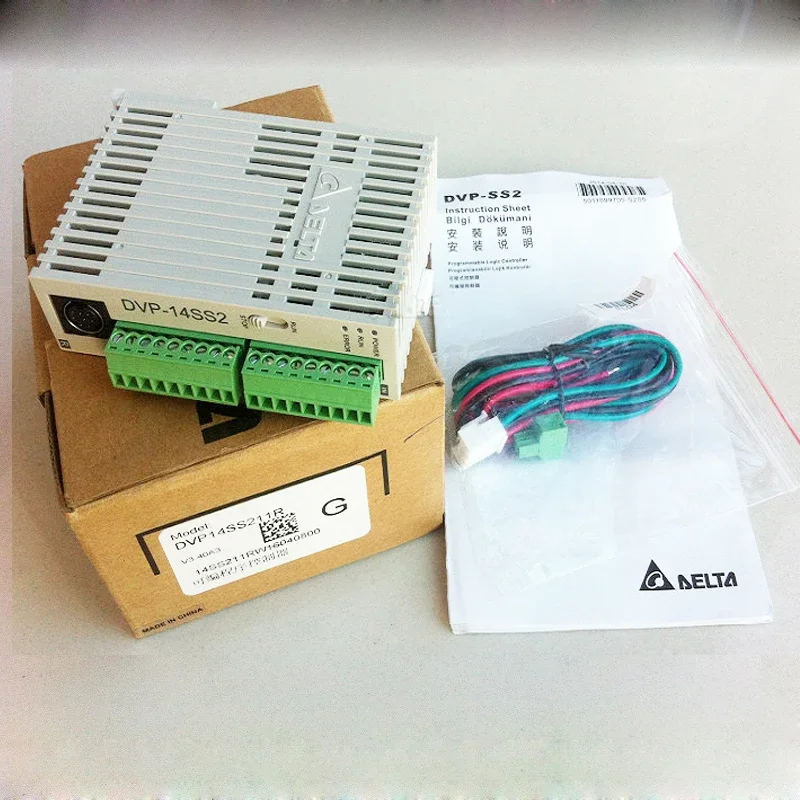 Delta PLC DVP14SS211R Relay output DVP14SS211T Transistor output 8 points input 6 points output Host module programmable