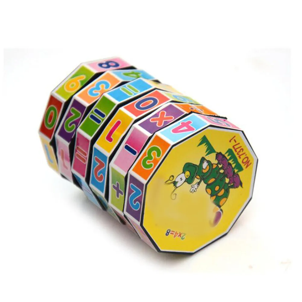Kids Mathematics Numbers Puzzle Cube Educational Counting Game for Elementary Learning and Skill Building Puzzle Cubes