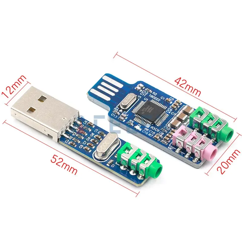 5V Mini PCM2704 USB DAC HIFI USB Sound Card USB Power DAC Decoder Board Module For Arduino  Pi 16 Bits