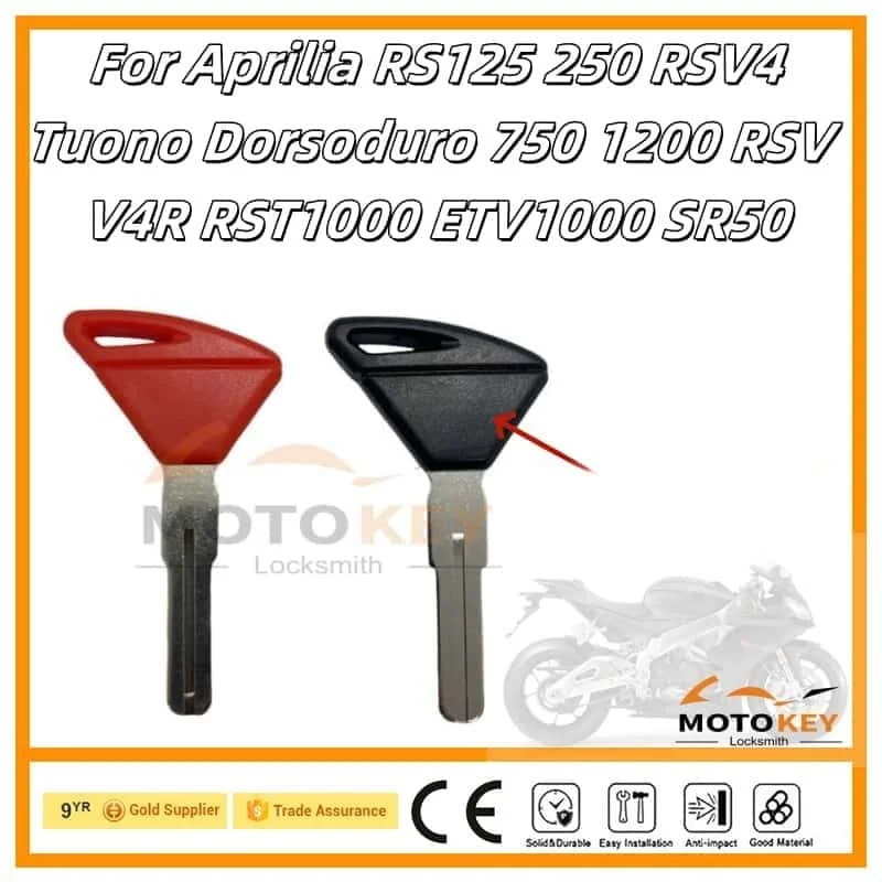 مفتاح فارغ استبدال مفاتيح غير مقطوعة لأبريليا RSV4 تونو دورسودورو RSV 750 1200 400 RST ETV 1000 RXV450 550 Caponord RS125 250 #1
