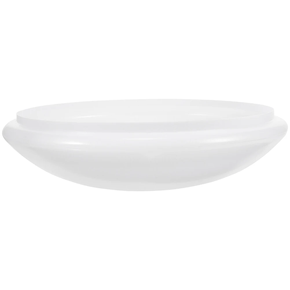

Round Ceiling Replacement Plastic Lampshade Clip On Bulb Easy Install Indoor Fixture Accessory For Bathroom Bedroom Kitchen