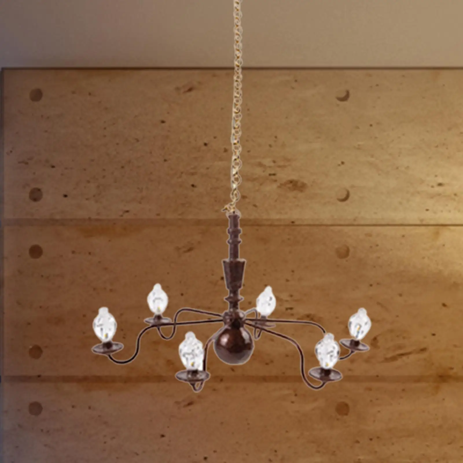 Schaal 1:87 Europese stijl droplight miniatuur meubelkamer Diorama landschap