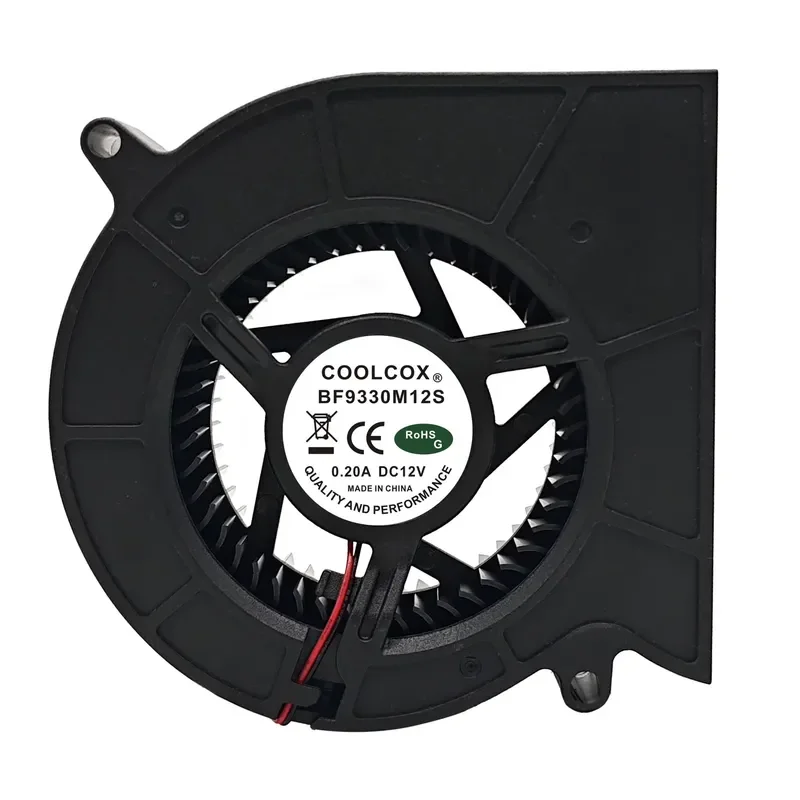 for BF9330M12S Turbo Blower 9330 9CM 12V Projector Laser Marking Machine Cooling Fan