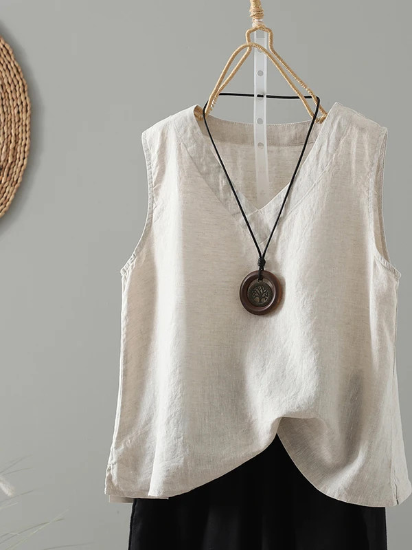 

Retro Han Hanma Svel Strap Vest Women's Inner Summer Overhead Base irt Casual Versatile Slimming Top