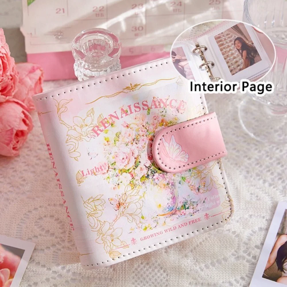 خمر بطاقة تخزين كتيب الرجعية إعادة الملء فضفاض ورقة المجلدات غطاء INS المشبك المغناطيسي ألبوم صور صور الملحقات #2