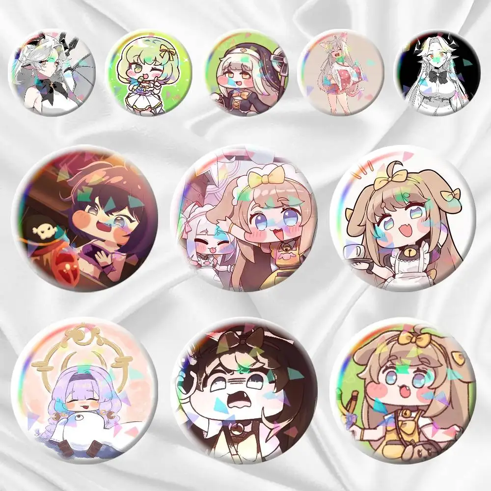 

Trickcal Chibi Go G-Game 75mm 58mm 44mm 25mm Brooch Backpack Hat Pins Accessories Toys Badge