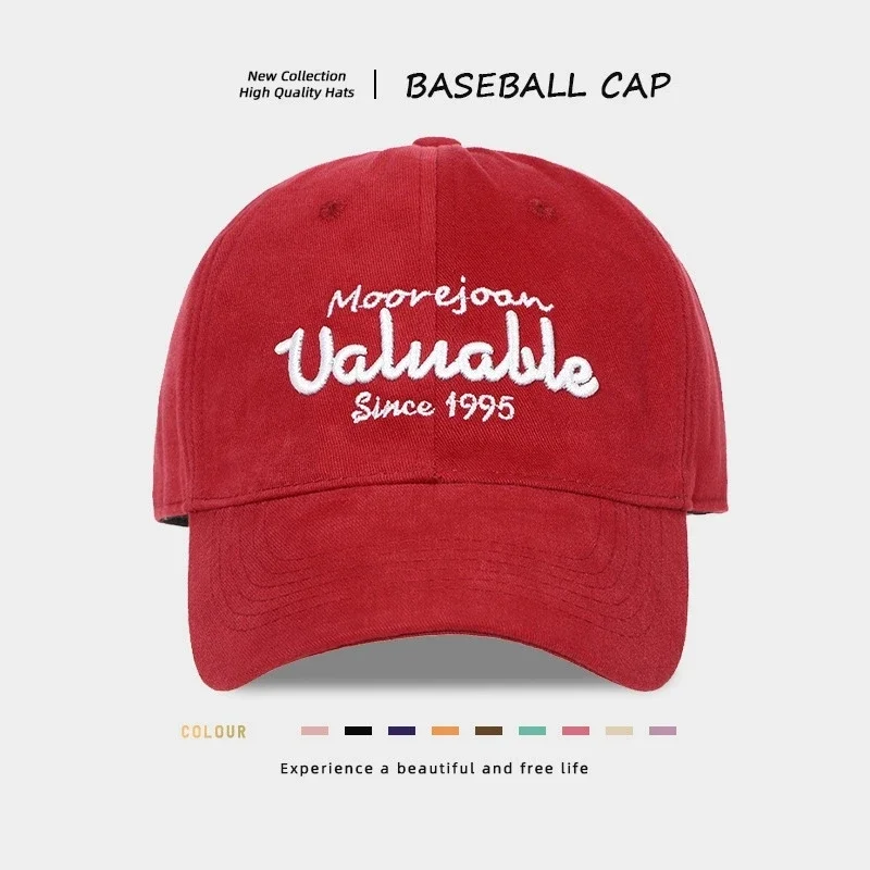 1 unisex all season fashionable pure cotton retro Snowflake velvet thickened hardtop letter untouchable baseball cap