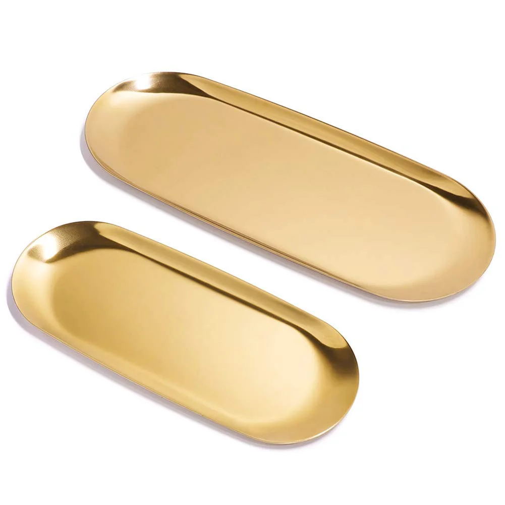 Stainless Steel Cosmetic Storage Tray Dining Plate Dessert Plate Fruit Cake Tray Doctor Surgical Dental Tray