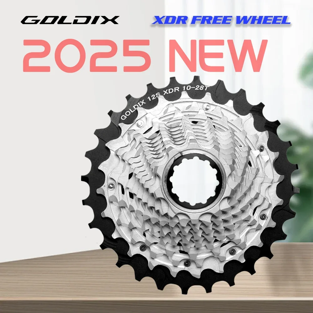 GOLDIX road bike CNC integrated ultra lightweight 12 speed flywheel, suitable for SRAM XDR RED AXS XPLR electronic transmission