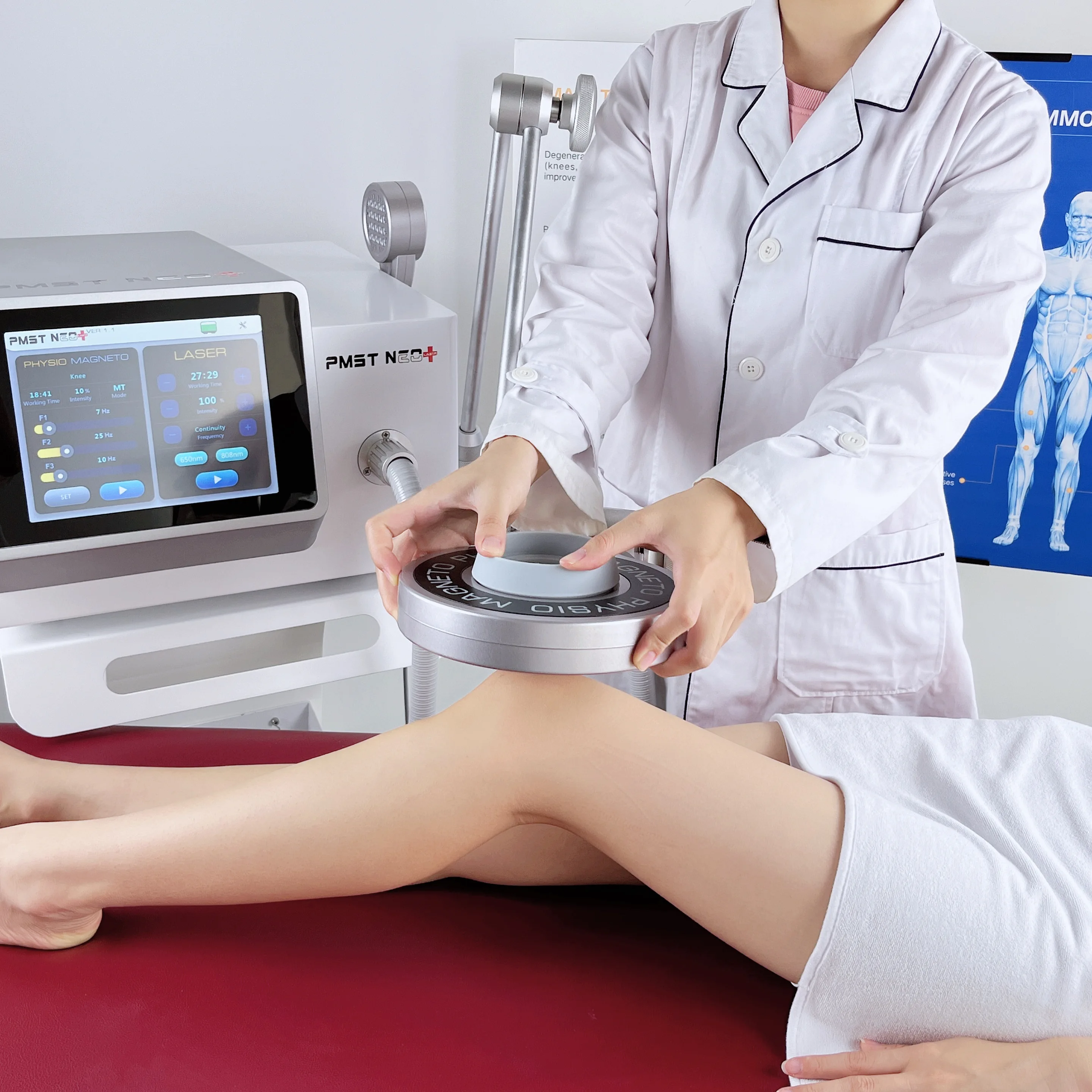 PMST NEO Physio Magneto, Terapia portátil Infrarroja Cercana, supertrandcución para rehabilitación