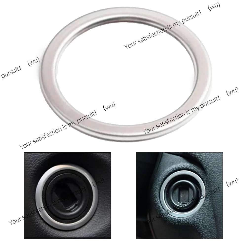 Suitable for Mercedes-Benz W204 W212 C218 X204 ignition key hole cover stainless steel ring frame