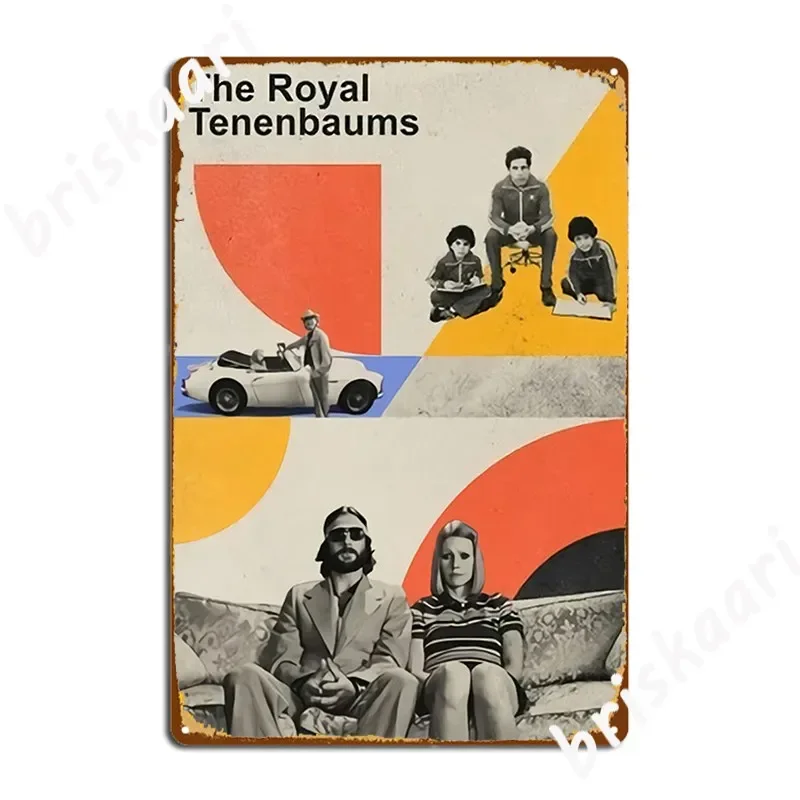 The Royal Tenenbaums Metal Sign Home Classic Plaques Cinema Garage Tin Sign Posters