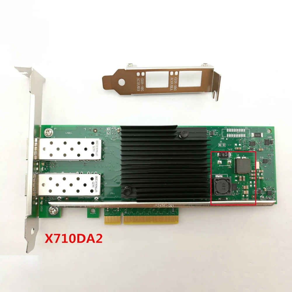 Imagem -03 - Placa de Rede Ethernet X710-d2 X7102sfp Mais Pcie x8 10g Ethernet Cna 10 Gigabit Porta Dupla Fibra Óptica Nic