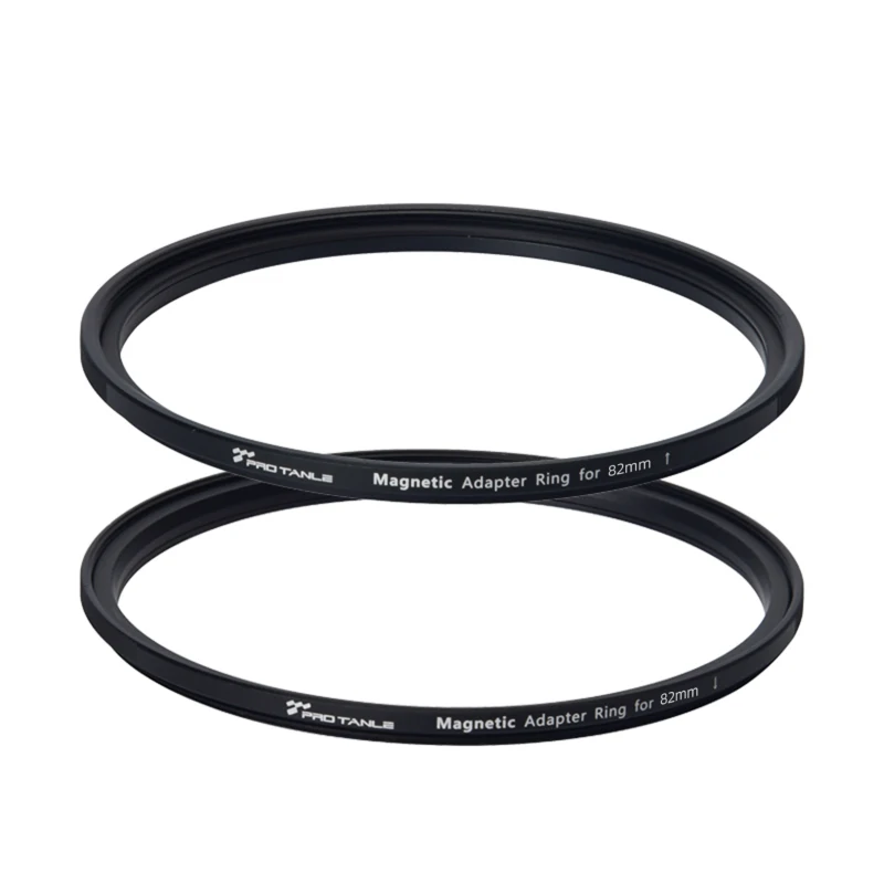 Magnetic Filter Adapter Ring Kit 72-82mm Ring Adapter for Filter and Lens Magnetic Adapter Ring for Converting Thread Filter