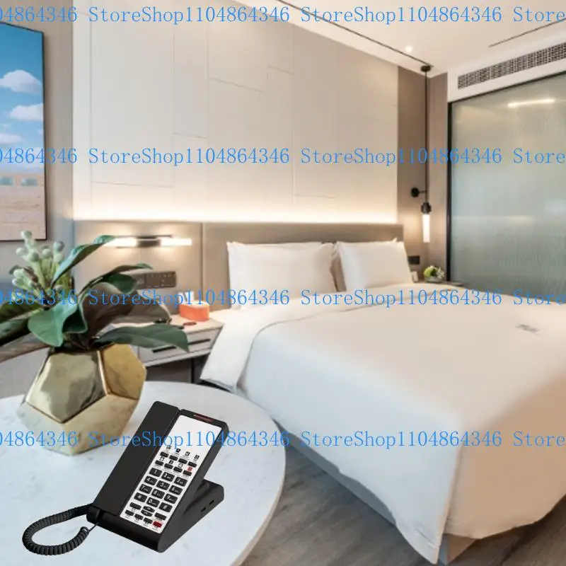 5ASD Corded Phone Phone Big Button House Business Desktop Linear linear