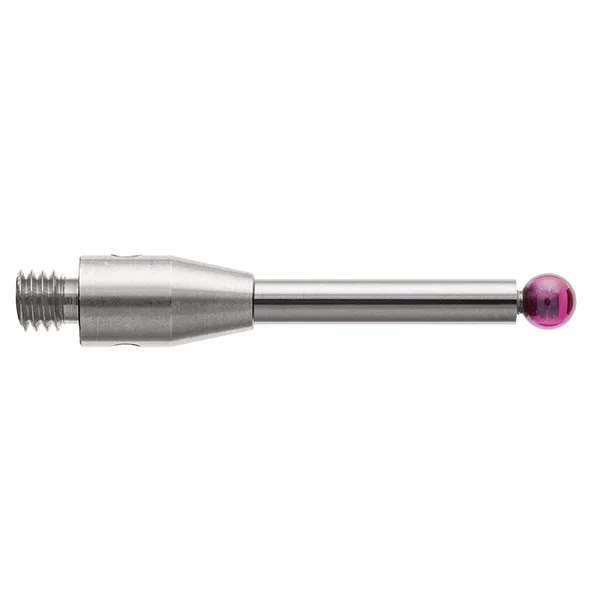 Renishaw tungsten carbide stem M3 Ruby ball styli with 20mm-30mm EWL 12.5mm range A-5003-0054