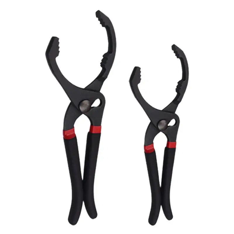 

Oil Filter Wrenches High Strength Alloy Steel 10in/12in Adjustable Oil Filter Wrench Tool Tough Serrated Jaws Portable Oil