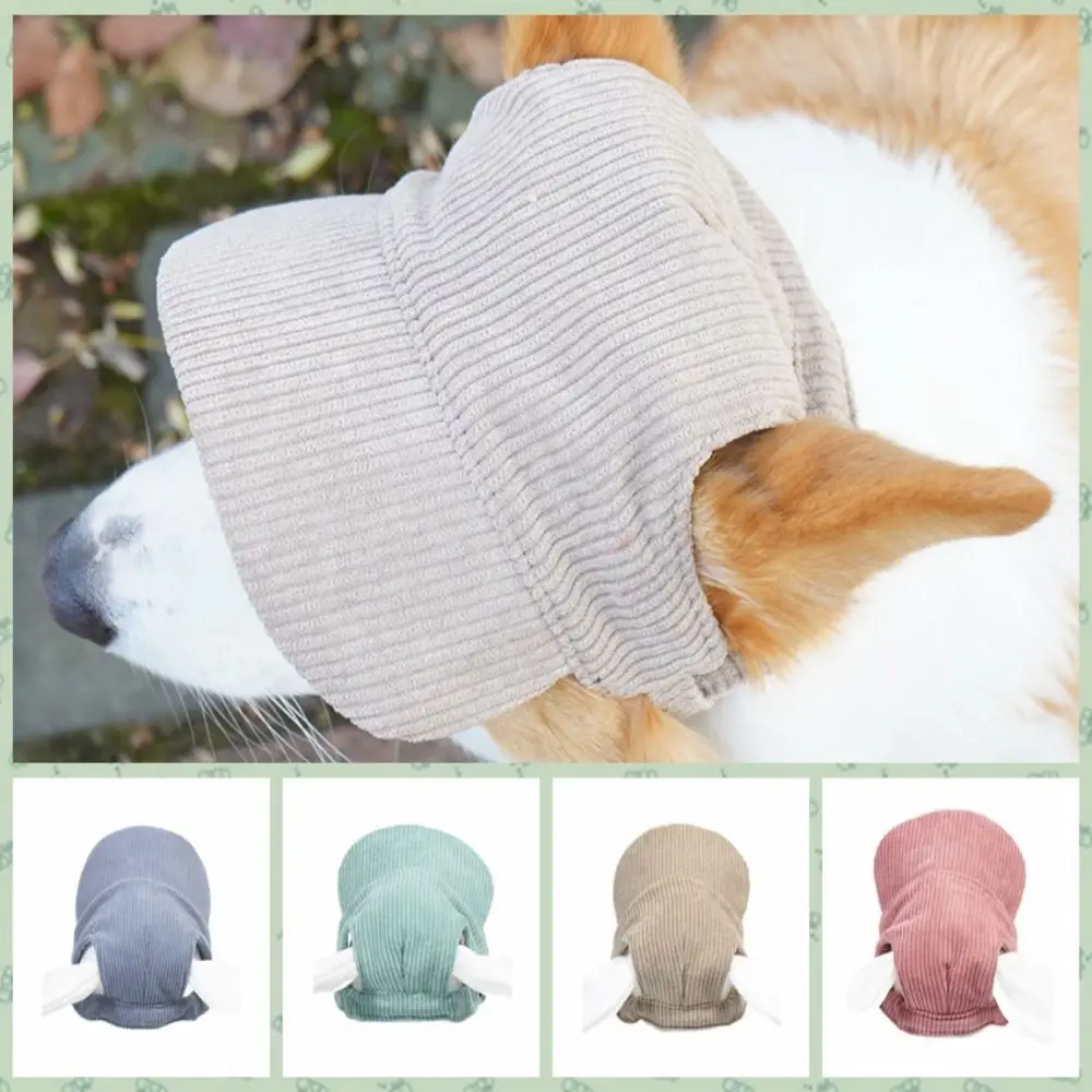 

Outdoor Sports Hat Adjustable Dog Baseball Cap Soft with Ear Holes Pet Sun Hat Breathable Dog Parent-Child Hat Hiking