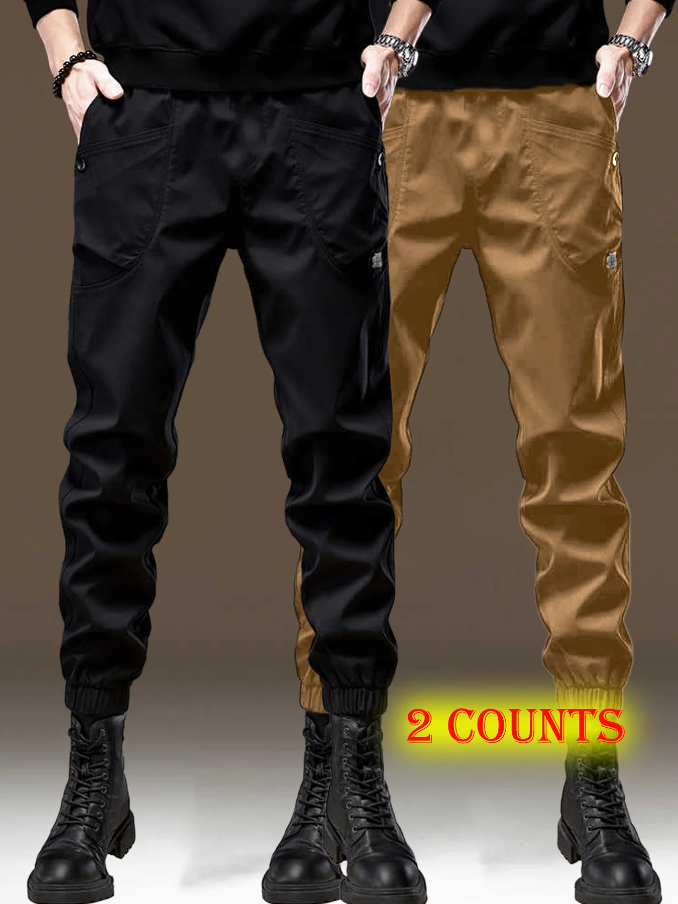 

Thin assault pants for men, spring and autumn heavyweight work pants, functional outdoor three proof paratrooper pants, casual w