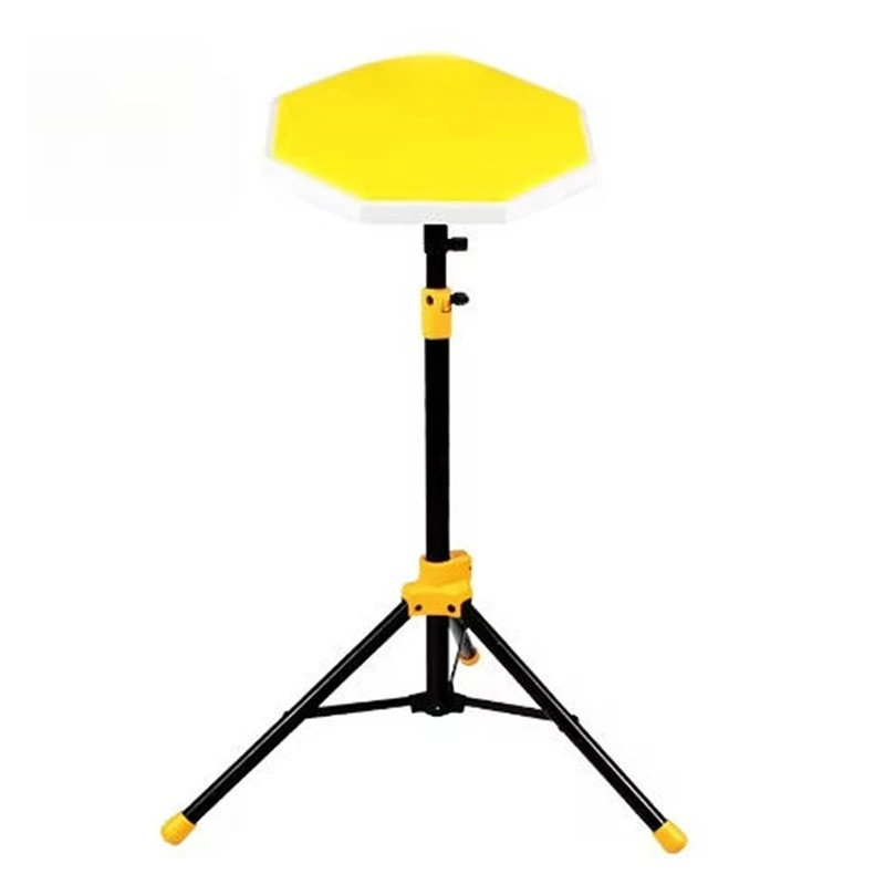 12 بوصة طبل صامت المحمولة المهنية ممارسة مجموعة طبلة الأطفال الكبار المبتدئين كتم الطبول 1 وسادة أدوات قرع