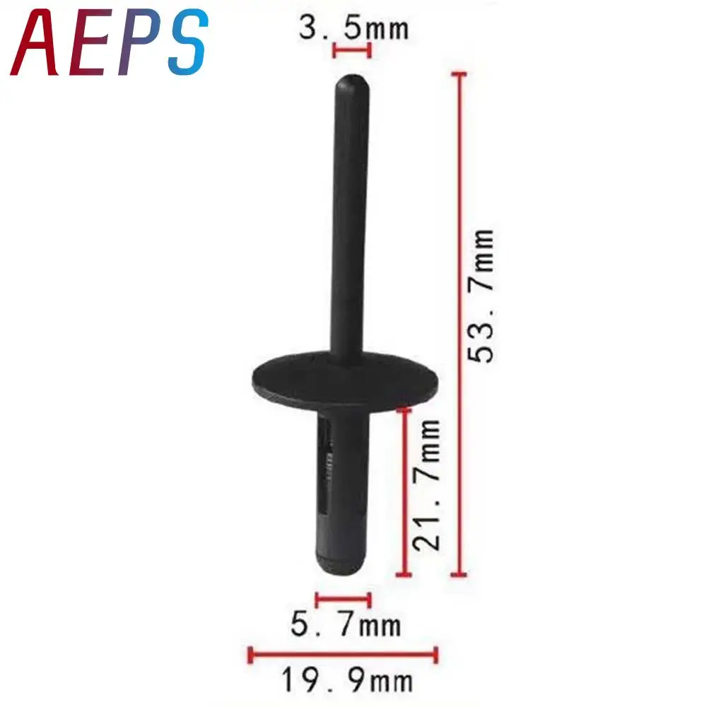 バンパードア,車のリベット,プラスチッククリップ,51717002953, 51777171004, 40個