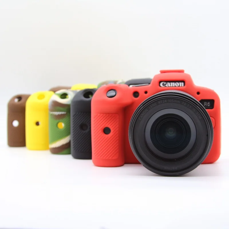 

For Canon EOS-R6 CameraCase Bag Shockproof Rubber Cover