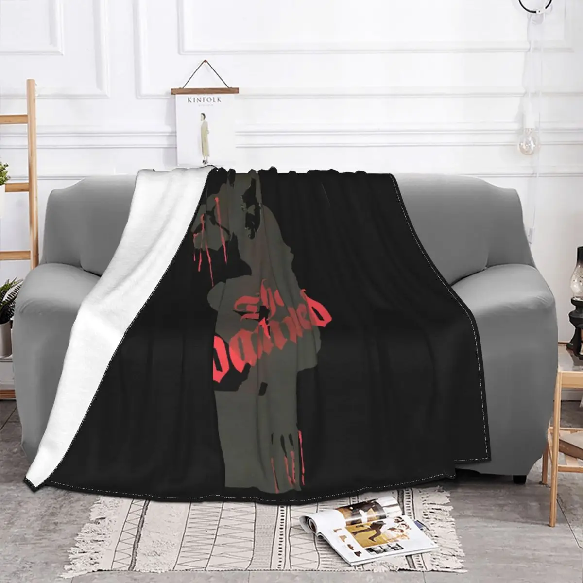 Killing Vintage 80S British Dog Cramps S 5Xl Comical Graphic Letter Unique Casual 2021 Family Throw Blanket