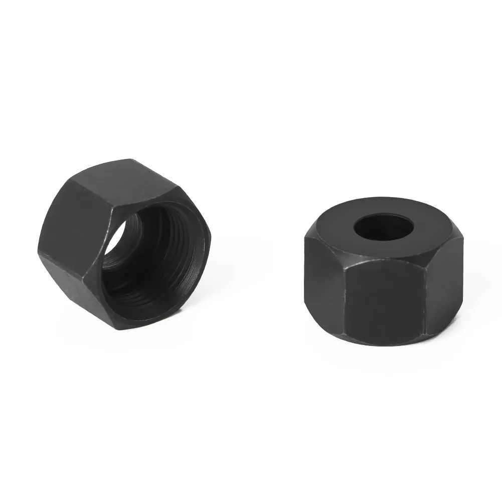 2개 세트 6mm 또는 6.35mm 또는 8mm 콜릿 척 너트 포함 조각 트리밍 머신 전기 라우터 밀링 커터 액세서리