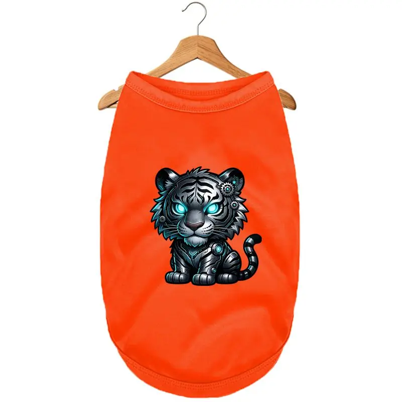 

Dog Summer Tank Top, Mech Tiger Fashion, Breathable Quick Dry