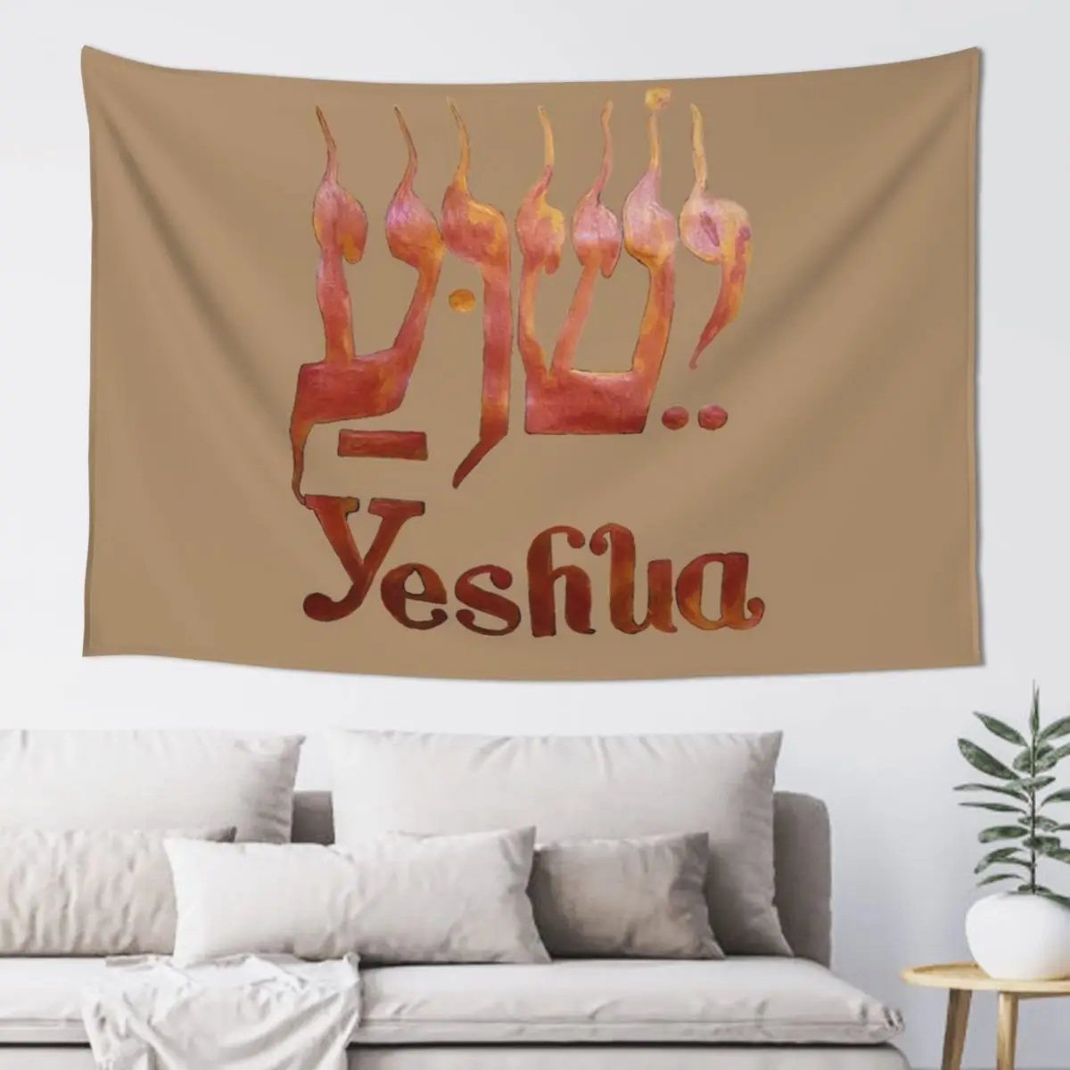 

YESHUA The Hebrew Name of Jesus! Tapestry Aesthetic Room Decoration Bedrooms Decorations Room Decoration Korean Style Tapestry