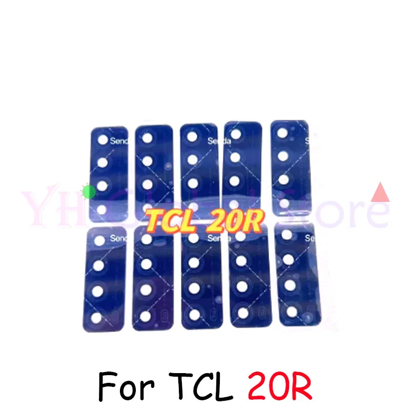 For TCL 40R 405 30E 20L 20S 20E 20R 20 XE 40 10 SE  Back Rear Camera Lens Glass Cover With Adhesive Sticker Repair Parts