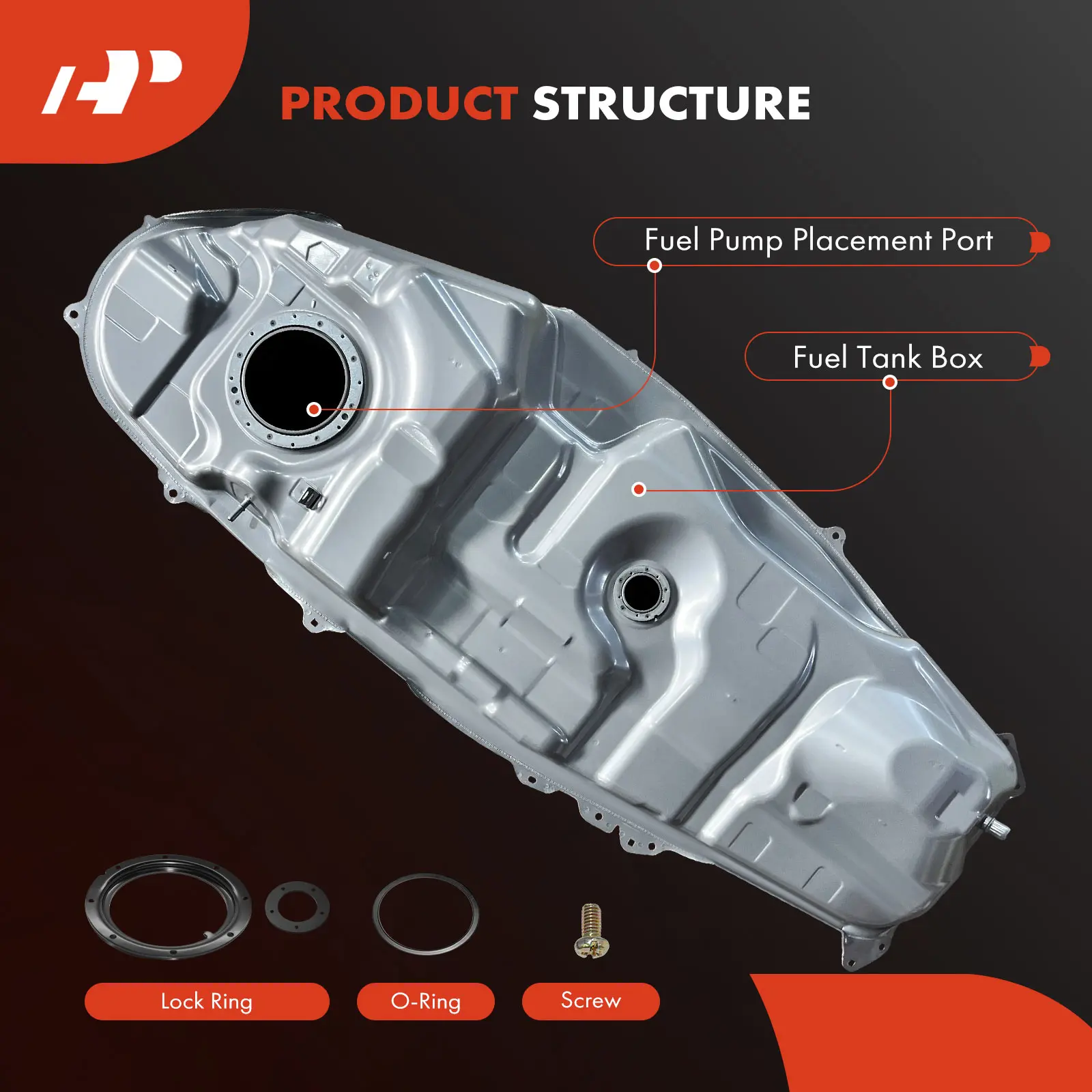 A-Premium 15.9 Gallons Fuel Tank for Toyota RAV4 2013-2018 L4 2.5L GAS