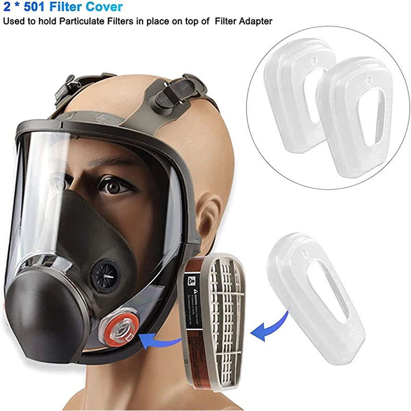 Protection Mask Gas Set Security Construction Work Cap Security Glasses Facial Chemical Respirator Safety Helmet Supplies Rescue