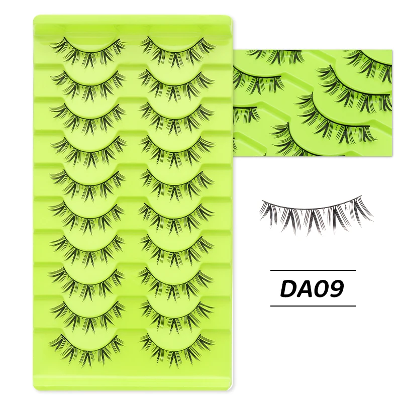 DINGSEN Anime-Wimpern, Vollstreifen-Wimpern, 10 Paar, dicke Wimpern, wiederverwendbare falsche Wimpern, Großhandel für Make-up, Beauty-Wimpern – Detail 11