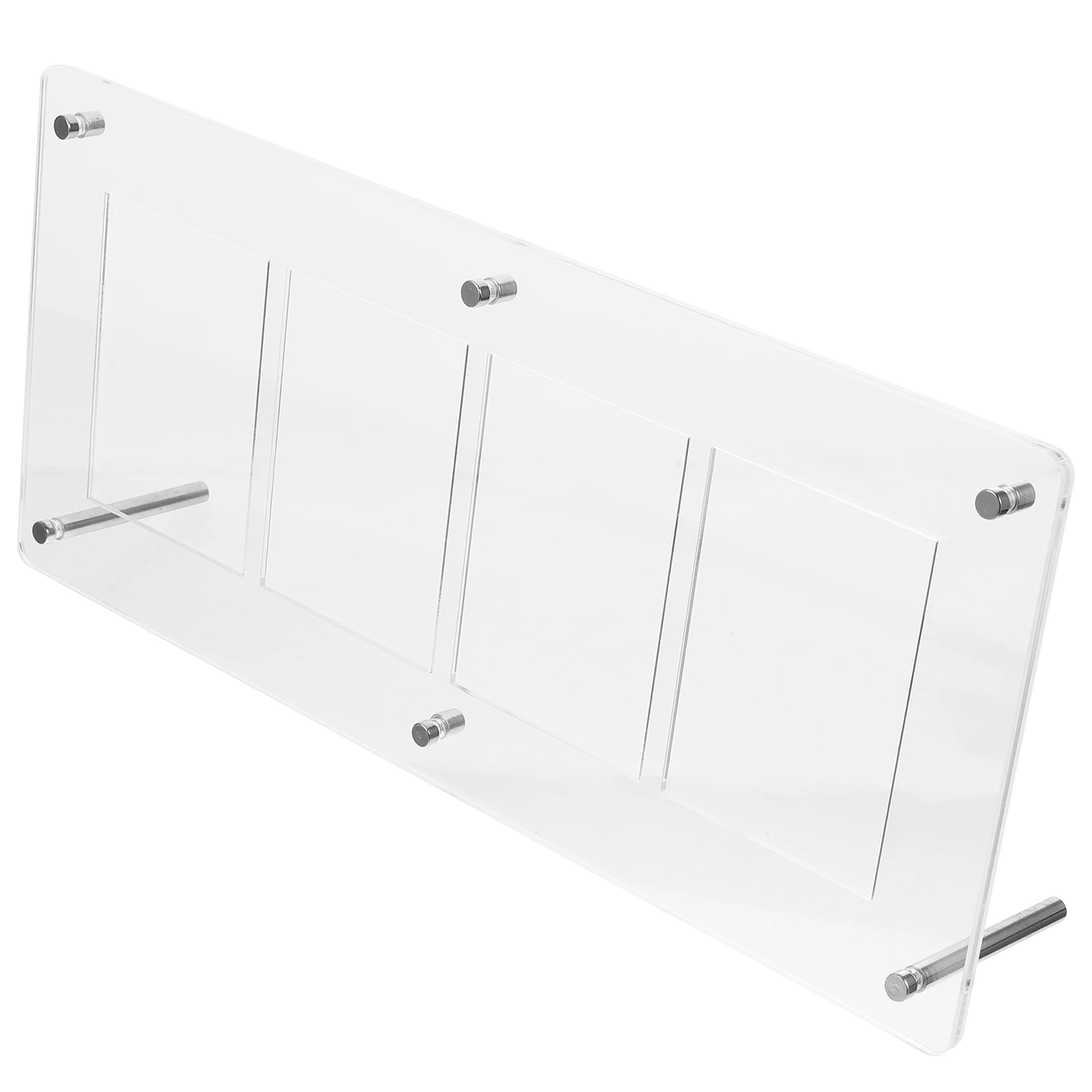 

Clear Pvc Display Stand Star Cards Transparent Card Holder For Collection Display Small Storage Rack For Office Home