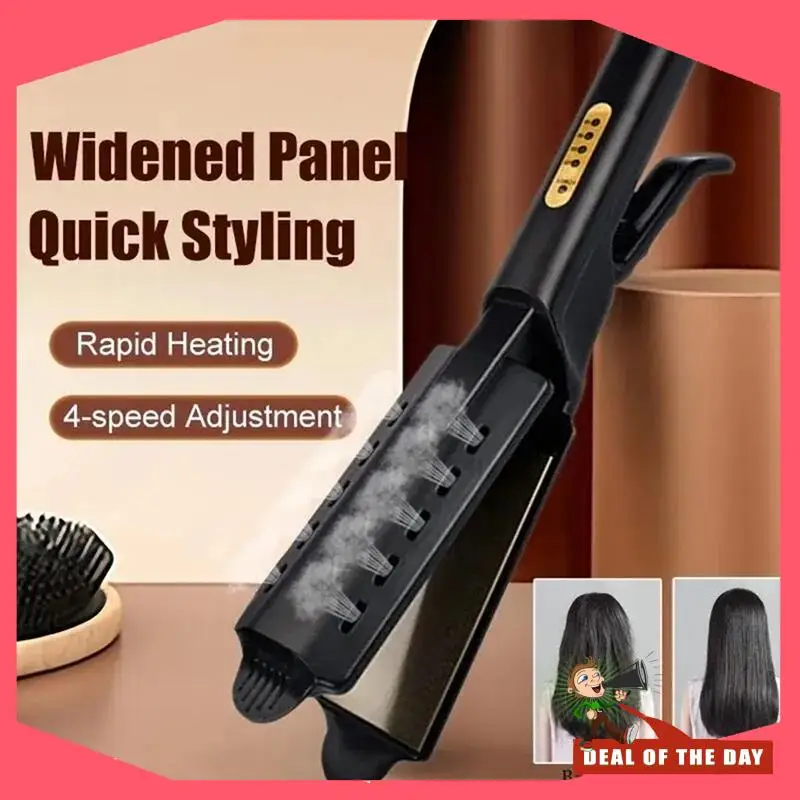 Plancha de aire portátil con entrega en 24 horas, temperatura constante para alisar el cabello y rizar la funcionalidad de flequillo
