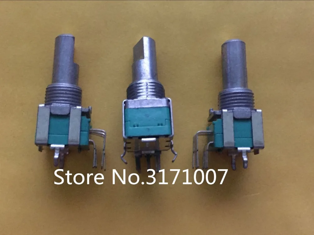 2PCS/LOT Taiwan Fuhua FD RK09L12D0A1T double precision potentiometer A10K axis 18MM volume potentiometer